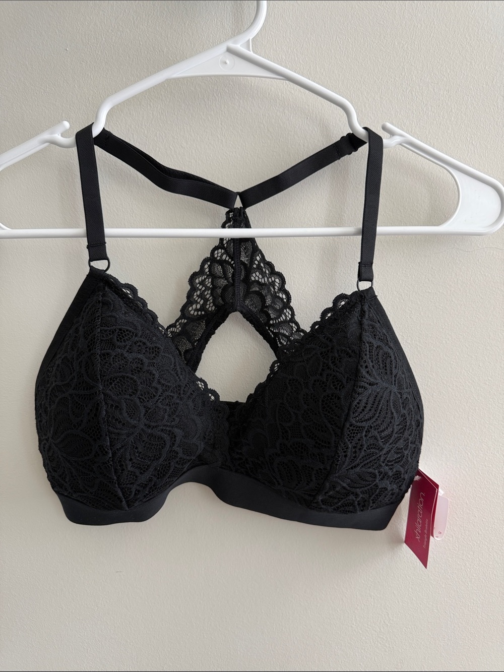 Xhilaration Black Lace Racerback Bralette
